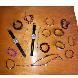 Assorted Bracelets & Watches! 18 ct.